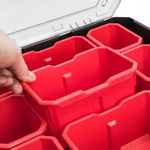 Tough Organiser STORAGE CASE Parts Carry Tool Box Screws Craft Mobil Fishing Medium with boxes