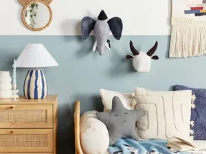 Fabric Wall Hanging BADOU Animal Grey