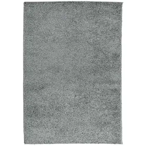 Shaggy Rug PAMPLONA High Pile Modern Green 160x230 cm