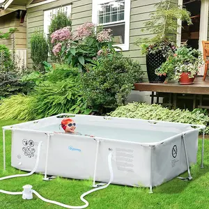 Rust Resistant Steel Frame Pool with Filter Pump