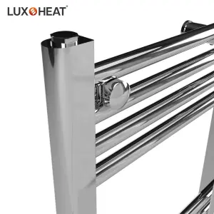 Towel Radiator Rail 1200 x 400 for Central Heating with Chrome Finish