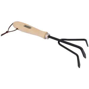 Draper  Carbon Steel Hand Fork, Cultivator and Trowel with Hardwood Handles 83993