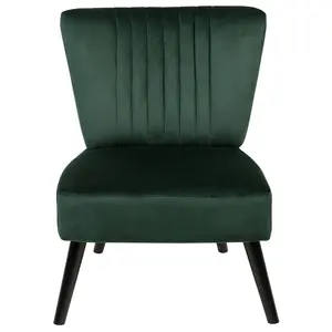 Armchair VAASA Velvet Emerald Green