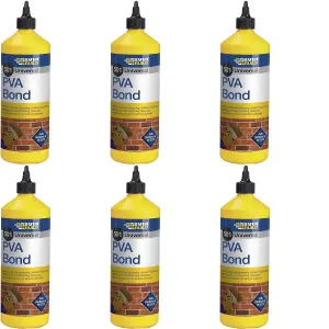 Everbuild 501 Universal PVA Bond, 1 Litre     PVA1L(n) (Pack of 6)