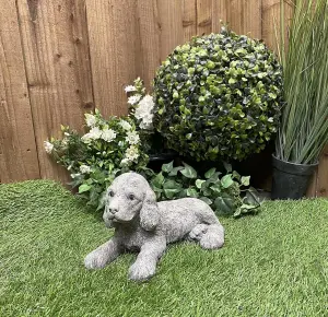 Adorable Small Lying Spaniel Ornament