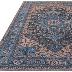 Traditional Persian  Bordered Abstract Bordered Floral Easy to clean Rug for Dining Room Bed Room and Living Room-160cm X 230cm