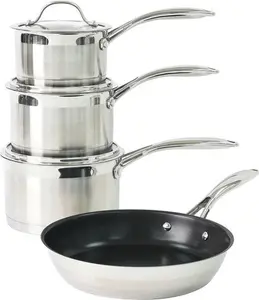 Procook Professional Stainless Steel - Cookware Set - 4 Piece