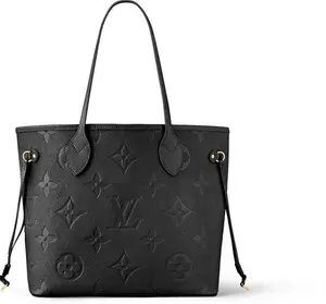 Louis Vuitton® - Neverfull MM Tote Bag - Black - Monogram Leather - Women - Luxury