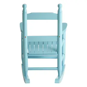 Interiors by Premier Blue Rocking Chair, Non-Harmful Children's Chair, Easy to Balance Kiddie Chair, Adjustable Playroom Chair