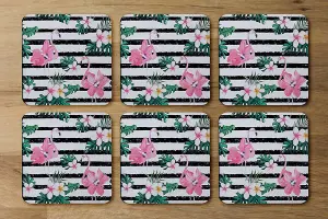 Floral Flamingos (Coaster) / Default Title