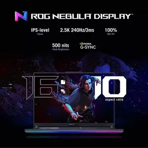 ASUS ROG Strix SCAR 18 Gaming Laptop, Intel Core i9 Processor, 32GB RAM, RTX 4090, 1TB SSD, 18" WQXGA, Black