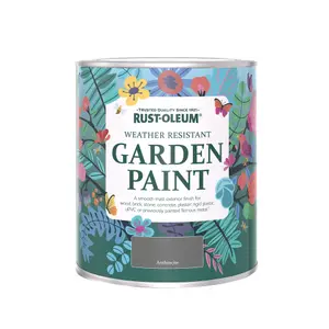 Rust-Oleum Anthracite Matt Multi-surface Garden Paint, 750ml Tin