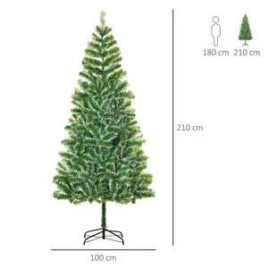 Artificial Spruce Christmas Tree 7ft.