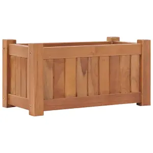 Berkfield Raised Bed 50x25x25 cm Solid Teak Wood