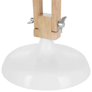 Beliani Industrial Desk Lamp White SALADO