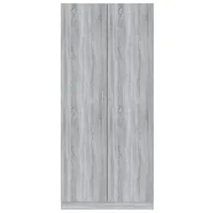 Wardrobe Grey Sonoma 90x50x200 cm Engineered Wood