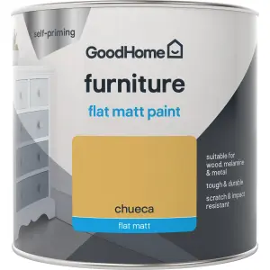 GoodHome Chueca Flat matt Furniture paint, 500ml