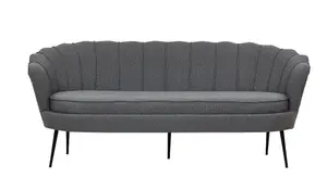 Calais Sofa 3,seater ,Grey Fabric