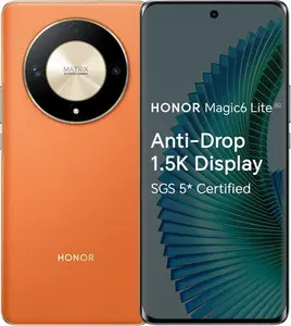 SIM Free HONOR Magic 6 Lite 5G 256GB Phone - Sunrise Orange