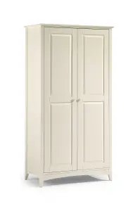 Stone White Double Door Wardrobe