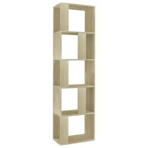 Berkfield Book Cabinet/Room Divider Sonoma Oak 45x24x159 cm Engineered Wood