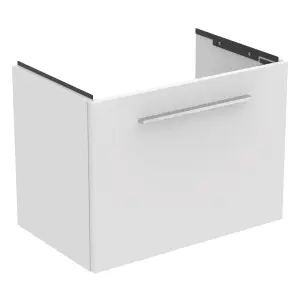 Ideal Standard i.life S Compact Matt White Wall-mounted Bathroom Vanity unit (H) 440mm (W) 600mm