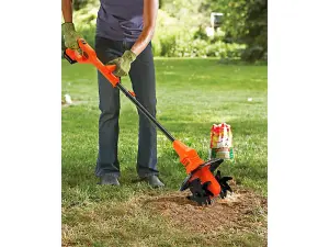 Black + Decker 18V POWERCONNECT Tiller for Effortless Gardening