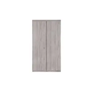 Modern Grey Oak 2 Door Wardrobe