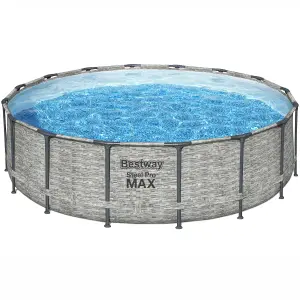 Bestway Steel Pro MAX™ Swimming pool with pump (L) 4.88m x (H) 122cm