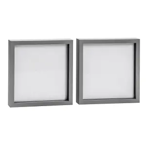 Nicola Spring - 3D Box Photo Frames - 10 x 10" - Pack of 2