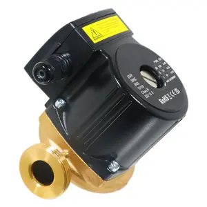 SPARES2GO Hot Water Circulator Pump Universal Bronze Circulation System (45W, 230V, 50Hz, 130mm)