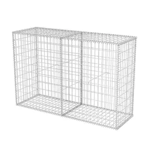 Coline Gabion Basket Steel Outdoor Garden Basket Wall Wire Fence 100cm H x 150cm W x 50cm D