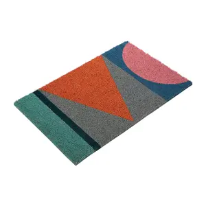 Maison by Premier Mediterranean Multicoloured Coir Doormat