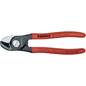 Draper KNIPEX 95 11 165 SBE Copper or Aluminium Only Cable Shear, 165mm 19590