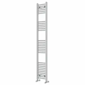 Right Radiators 1800x300 mm Straight Heated Towel Rail Radiator Bathroom Ladder Warmer Chrome