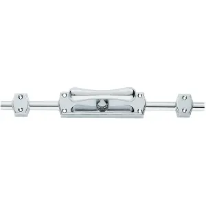 T Bar Handled Espagnolette Set 140 x 38mm Backplate Polished Chrome