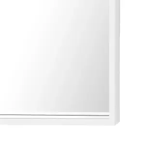 Beliani Scandinavian Wall Mirror BRIGNOLES White