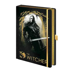 The Witcher Forest Hunt Premium A5 Notebook Black/Gold (One Size)