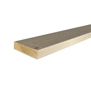 Eased Edge C16 Grade Timber Joists Kiln Dried 44x170mm Untreated Length of 100cm