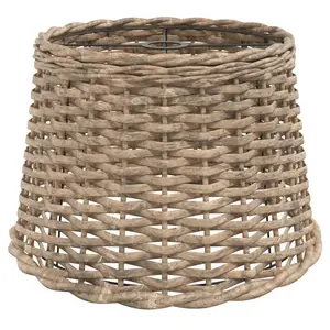 Chira Pendant Shade Brown / 26cm H x 40cm W x 40cm D