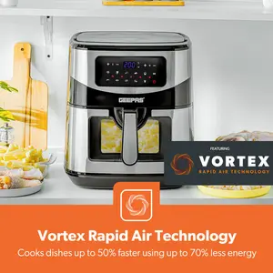 Geepas Vortex 9.2L Digital Air Fryer Family-Sized Touchscreen