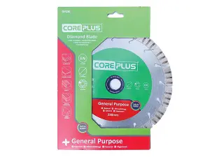 CorePlus GP230 General-Purpose Hybrid Turbo Diamond Blade 230mm