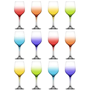 LAV 395ml Fame Wine Glasses - Full Colour - Pack of 12