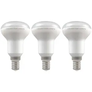 Crompton Lamps LED R50 Reflector 6W E14 Warm White Opal (40W Eqv) (3 Pack)