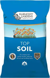 Harmony Gardens Top Soil 25L - Peat Free Compost