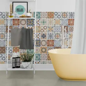 Walplus Rabat Mediterranean Combo Tile Stickers