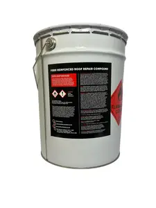 Njl Direct Brushacryl One Coat Leaksealer Waterproof Roof Coating Fibre Reinforced Grey 20KG