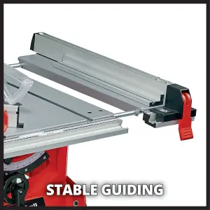 Einhell Table Saw 254mm Includes Base Frame Powerful 1800W Height Adjustable & 45 Degree Tilt Soft Start TC-TS 2225 U