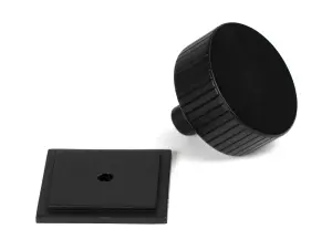 From The Anvil Matt Black Judd Cabinet Knob - 38mm (Square)