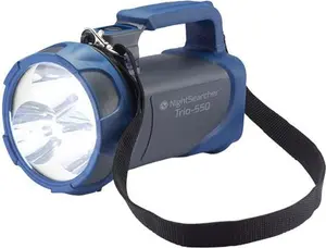 Nightsearcher Trio LED Rechargeable Handlamp Torch Grey 550Lm 600m Beam